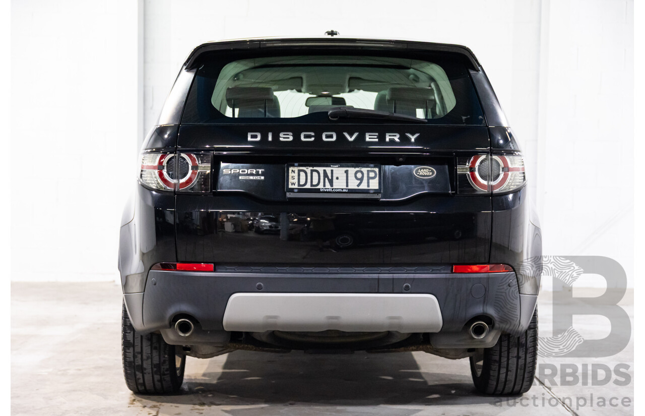 01/2016 Land Rover Discovery Sport Td4 HSE (AWD) LC MY16.5 4d Wagon Santorini Black Metallic Turbo Diesel 2.2L - 7 Seater