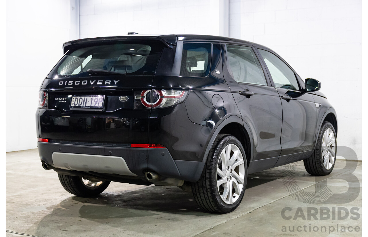 01/2016 Land Rover Discovery Sport Td4 HSE (AWD) LC MY16.5 4d Wagon Santorini Black Metallic Turbo Diesel 2.2L - 7 Seater