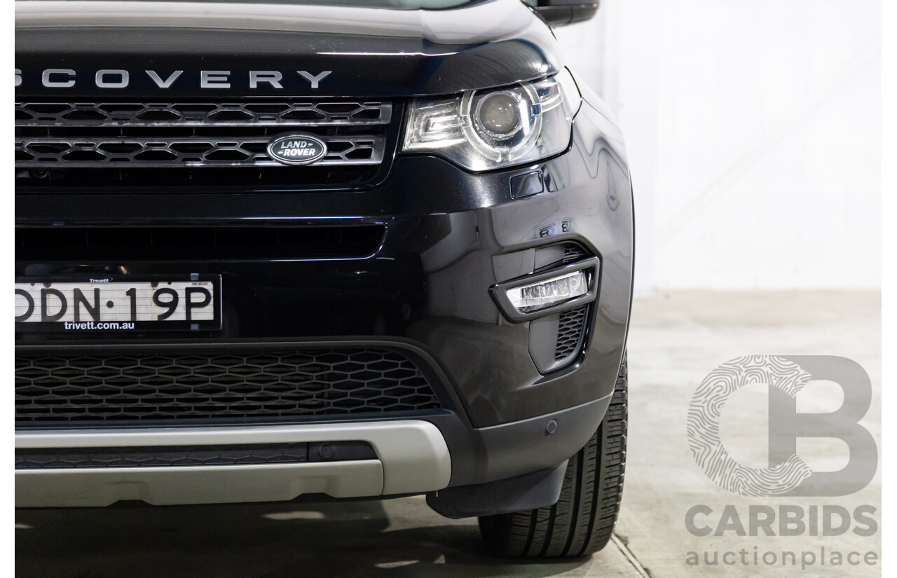 01/2016 Land Rover Discovery Sport Td4 HSE (AWD) LC MY16.5 4d Wagon Santorini Black Metallic Turbo Diesel 2.2L - 7 Seater