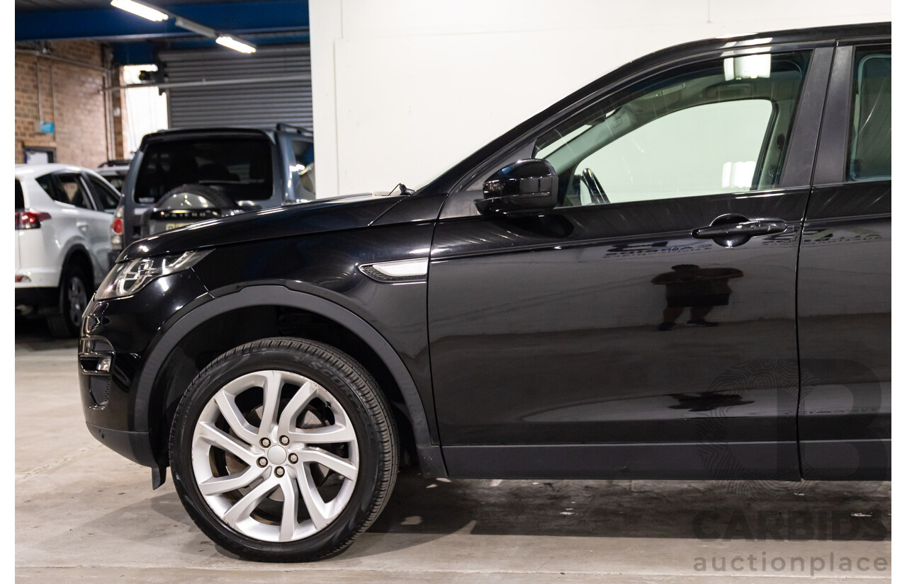 01/2016 Land Rover Discovery Sport Td4 HSE (AWD) LC MY16.5 4d Wagon Santorini Black Metallic Turbo Diesel 2.2L - 7 Seater