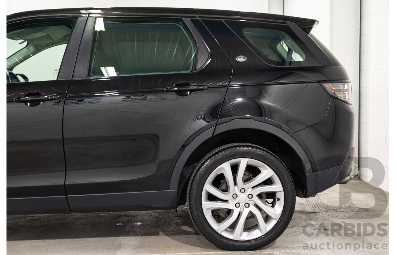 01/2016 Land Rover Discovery Sport Td4 HSE (AWD) LC MY16.5 4d Wagon Santorini Black Metallic Turbo Diesel 2.2L - 7 Seater