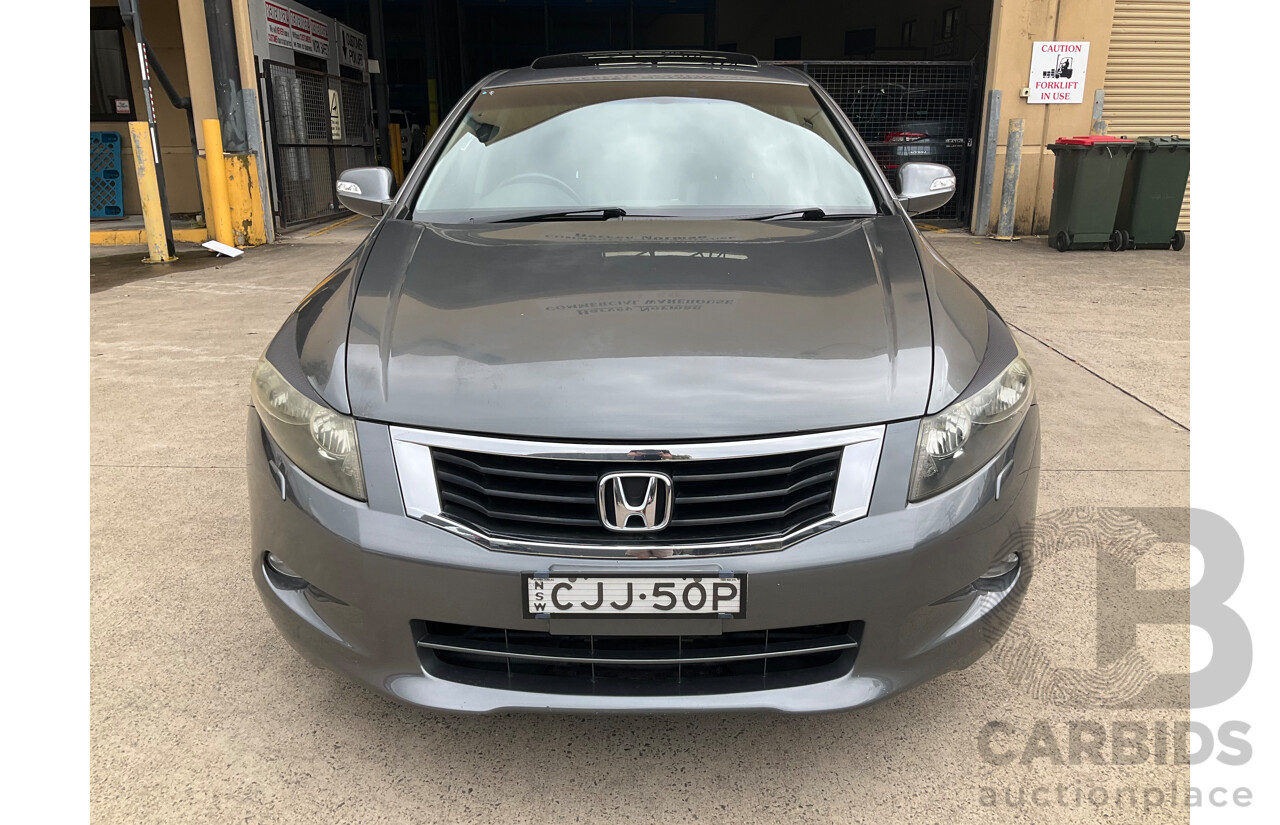 7/2008 Honda Accord V6 Luxury 50 4d Sedan Polished Metal Metallic V6 3.5L