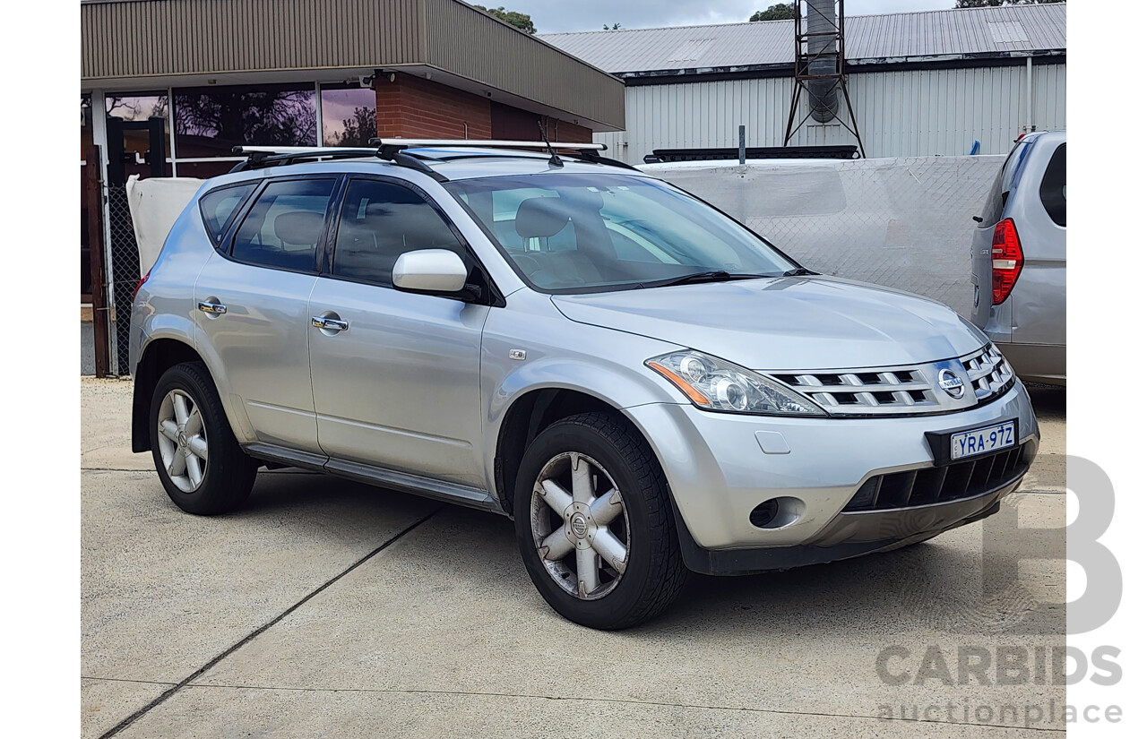 5/2006 Nissan Murano Ti Z50 4d Wagon Silver 3.5L