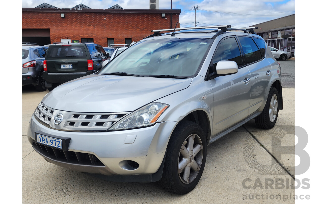 5/2006 Nissan Murano Ti Z50 4d Wagon Silver 3.5L