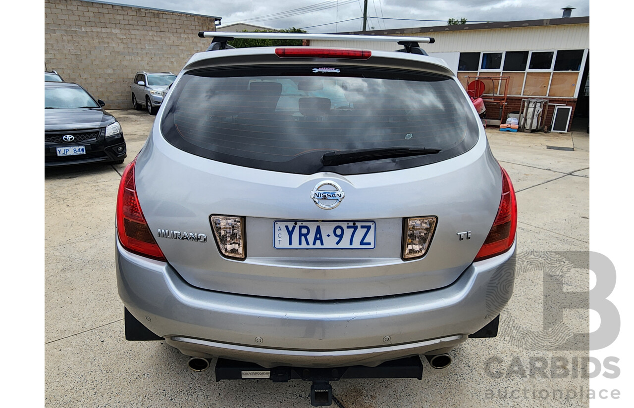 5/2006 Nissan Murano Ti Z50 4d Wagon Silver 3.5L