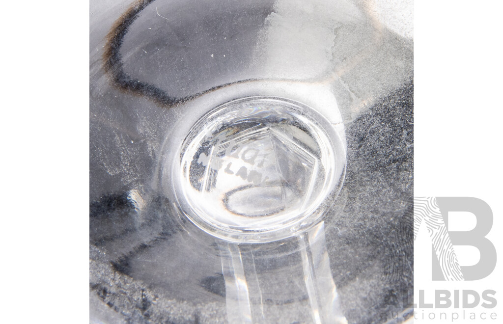 Set of 6 Stuart Lead Crystal Wine Glasses