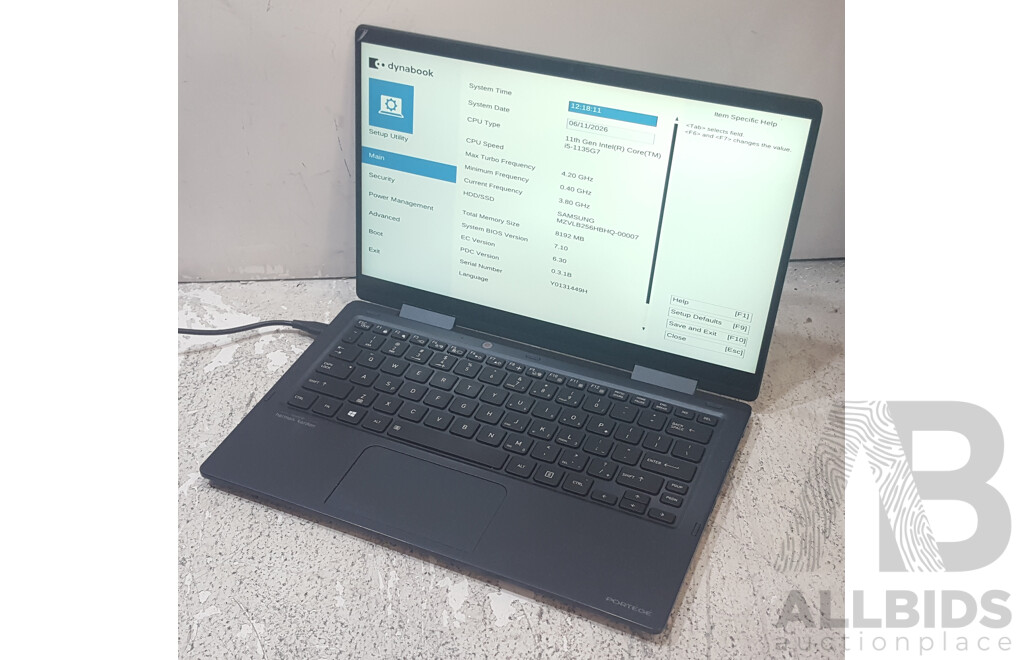 Toshiba Dynabook Portege X30W-J 11th Gen Intel Core i5 (1135G7) 2.40GHz-4.20GHz 4-Core CPU 13-Inch Laptop