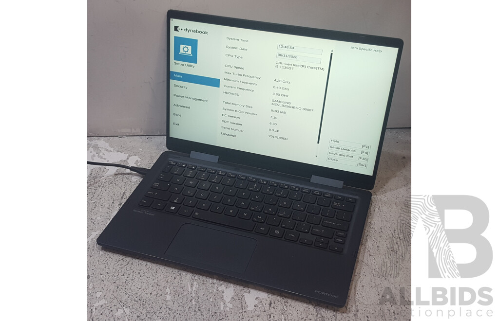 Toshiba Dynabook Portege X30W-J 11th Gen Intel Core i5 (1135G7) 2.40GHz-4.20GHz 4-Core CPU 13-Inch Laptop
