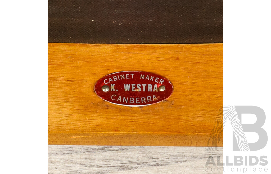 Pair of Maple Splat Back Dining Chairs by Fred Ward for Kees Westra