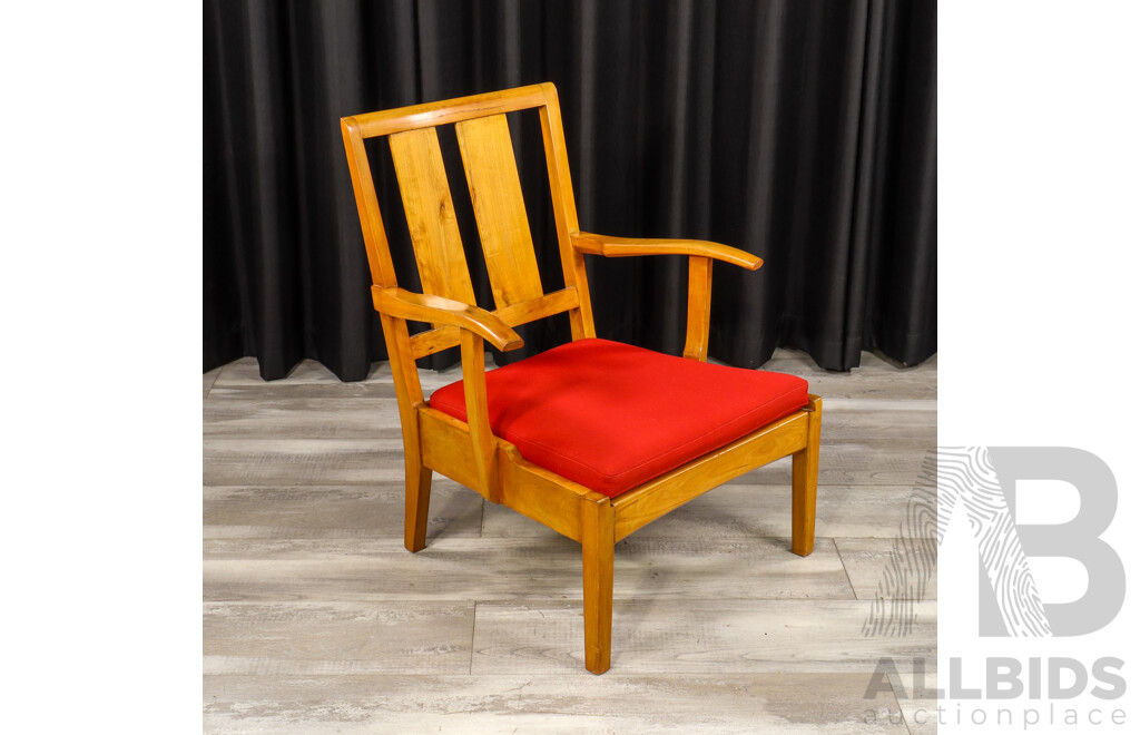 Queensland Maple Armchair by Fred Ward for ANU School of Design