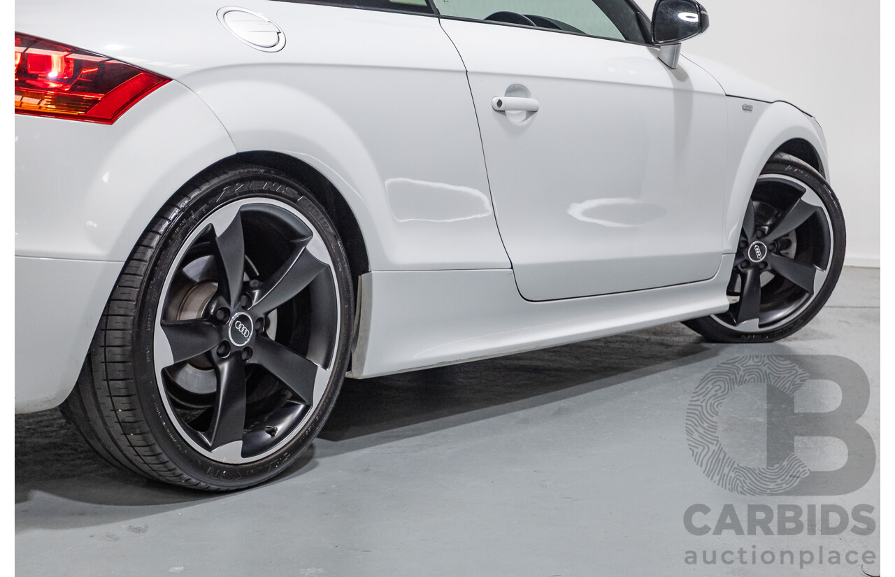 6/2014 Audi TT S-Line 2.0 TFSI Quattro (AWD) 8J MY14 2D Coupe Glacier White Turbo (155kw) 2.0L