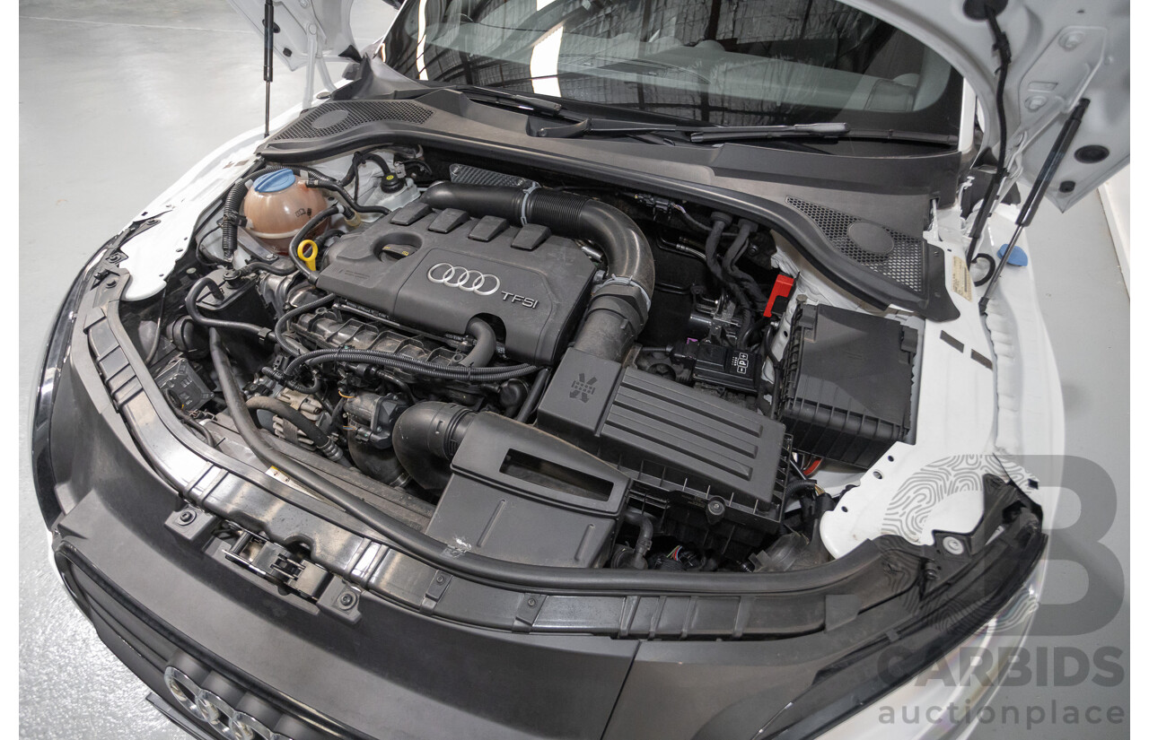 6/2014 Audi TT S-Line 2.0 TFSI Quattro (AWD) 8J MY14 2D Coupe Glacier White Turbo (155kw) 2.0L