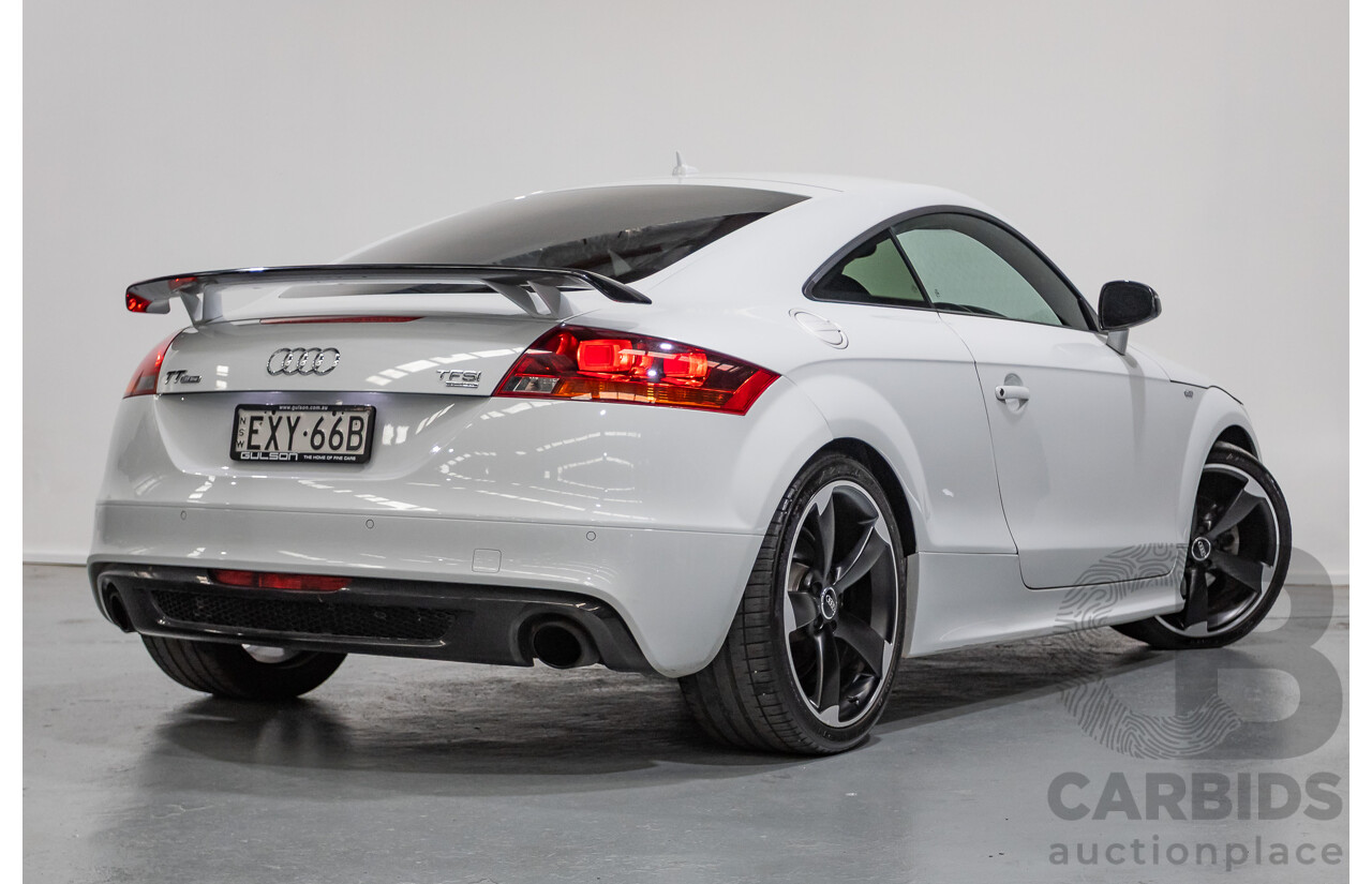 6/2014 Audi TT S-Line 2.0 TFSI Quattro (AWD) 8J MY14 2D Coupe Glacier White Turbo (155kw) 2.0L