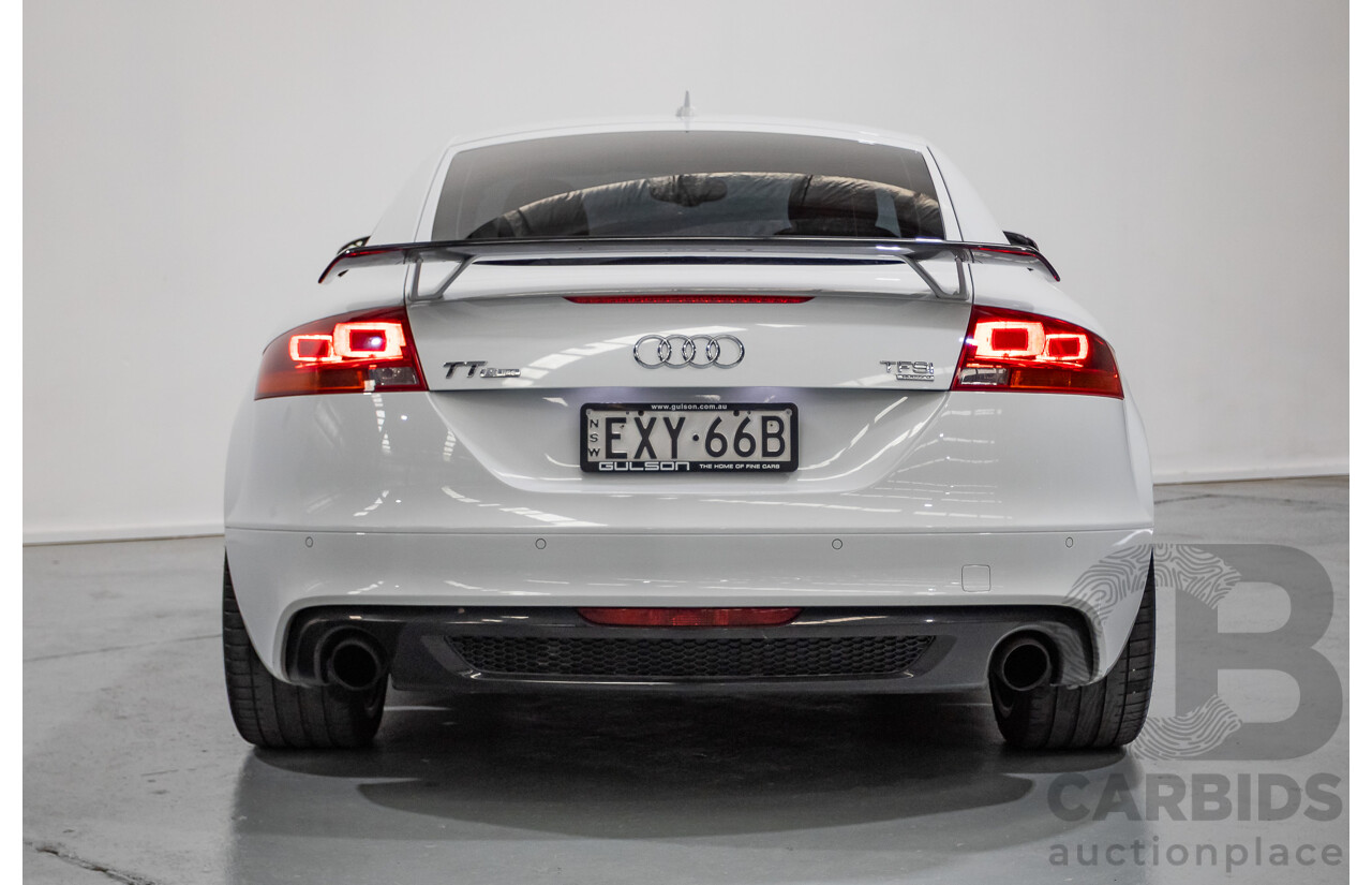 6/2014 Audi TT S-Line 2.0 TFSI Quattro (AWD) 8J MY14 2D Coupe Glacier White Turbo (155kw) 2.0L