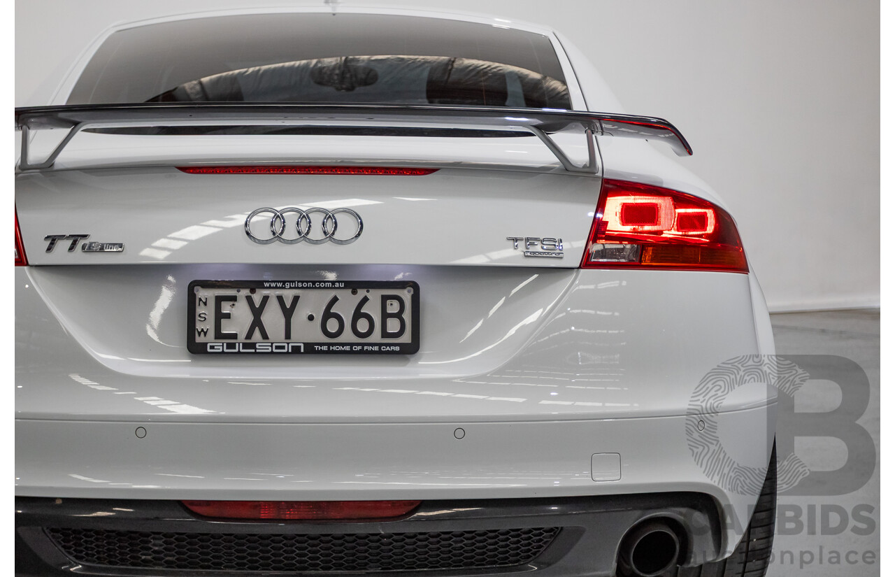 6/2014 Audi TT S-Line 2.0 TFSI Quattro (AWD) 8J MY14 2D Coupe Glacier White Turbo (155kw) 2.0L