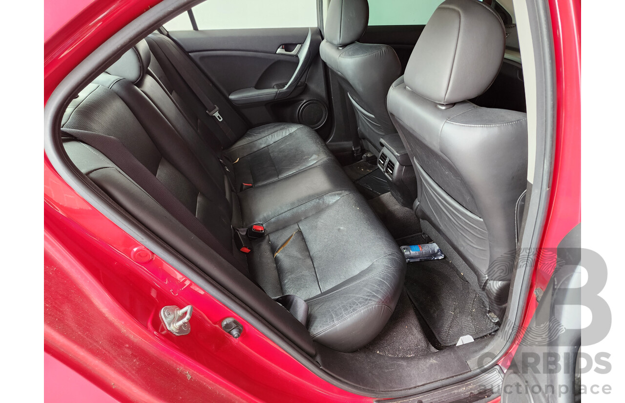 8/2008 Honda Accord EURO Luxury 10 4d Sedan Red 2.4L