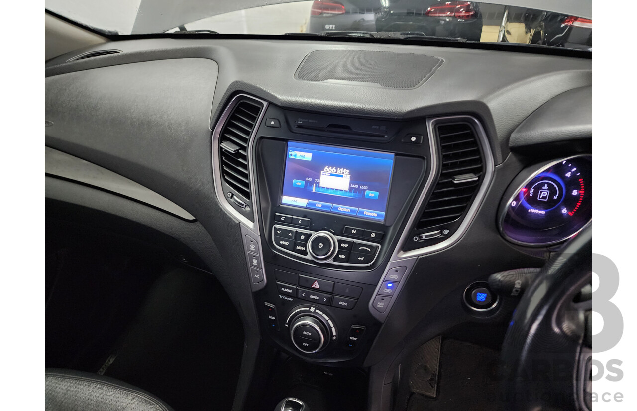 11/2012 Hyundai Santa Fe Elite CRDi (4x4) DM 4d Wagon Silver 2.2L