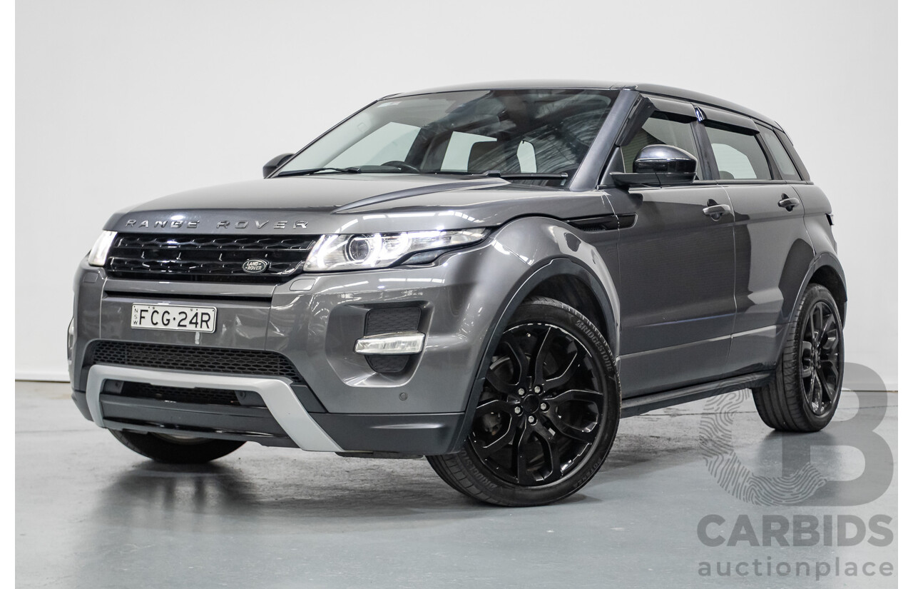 1/2015 Range Rover Evoque SD4 Dynamic LV MY15 5d Wagon Corris Grey Turbo Diesel 2.2L