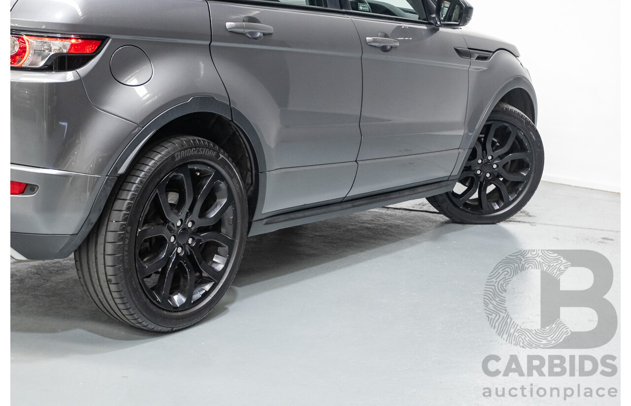 1/2015 Range Rover Evoque SD4 Dynamic LV MY15 5d Wagon Corris Grey Turbo Diesel 2.2L