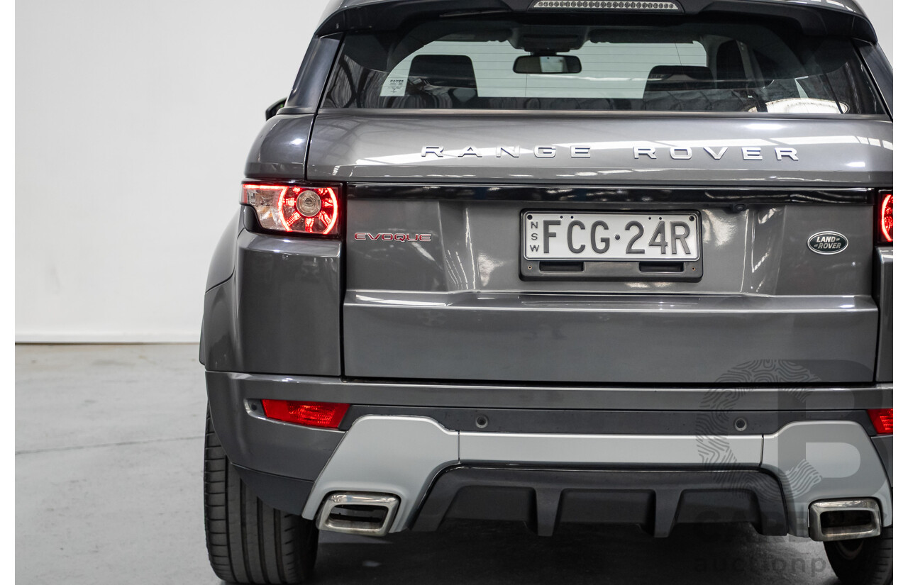 1/2015 Range Rover Evoque SD4 Dynamic LV MY15 5d Wagon Corris Grey Turbo Diesel 2.2L