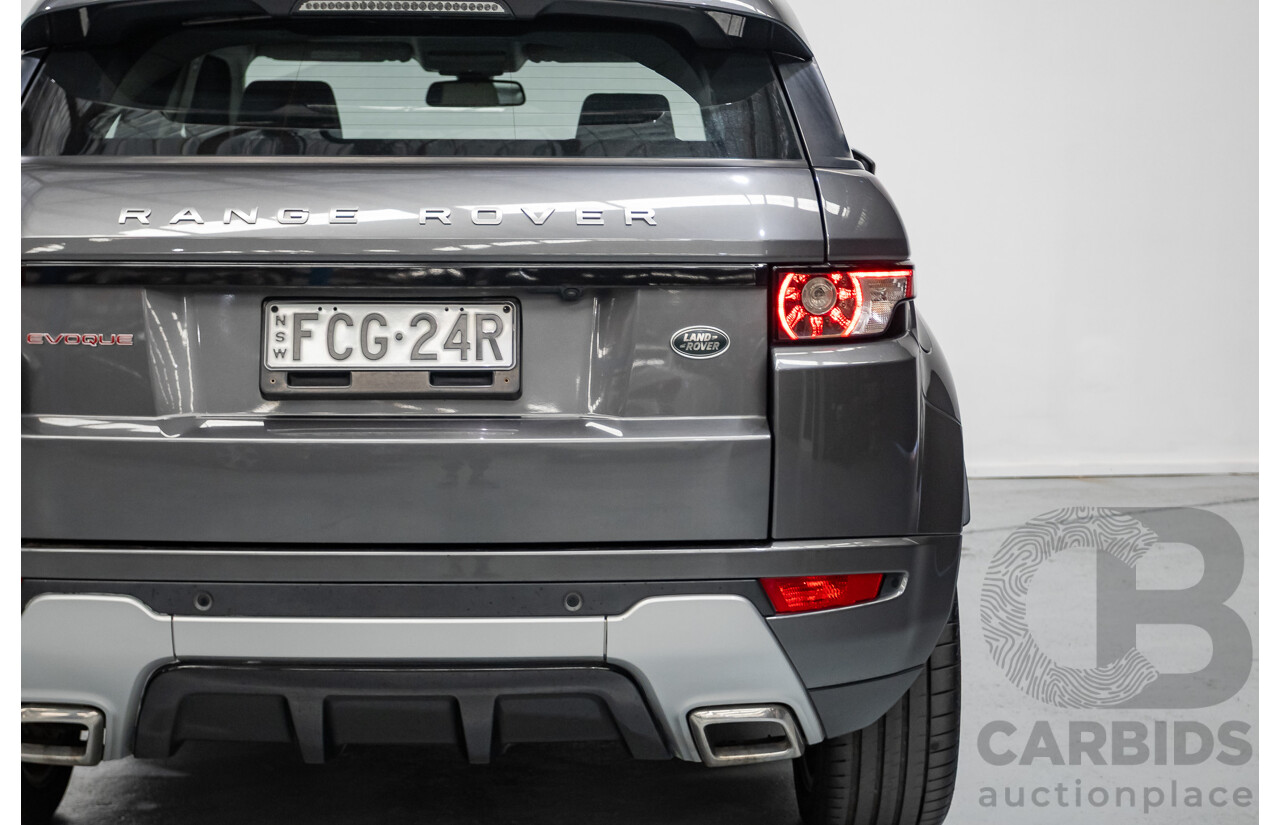 1/2015 Range Rover Evoque SD4 Dynamic LV MY15 5d Wagon Corris Grey Turbo Diesel 2.2L