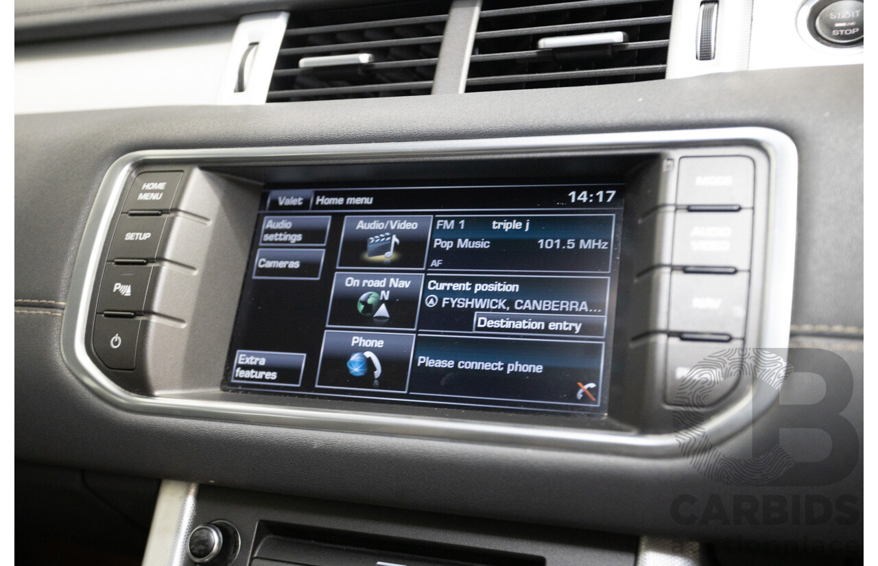 1/2015 Range Rover Evoque SD4 Dynamic LV MY15 5d Wagon Corris Grey Turbo Diesel 2.2L