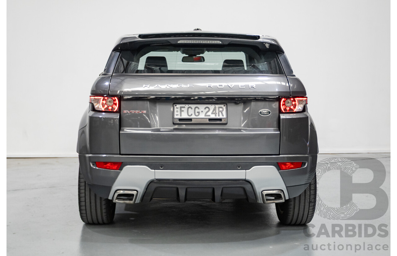 1/2015 Range Rover Evoque SD4 Dynamic LV MY15 5d Wagon Corris Grey Turbo Diesel 2.2L