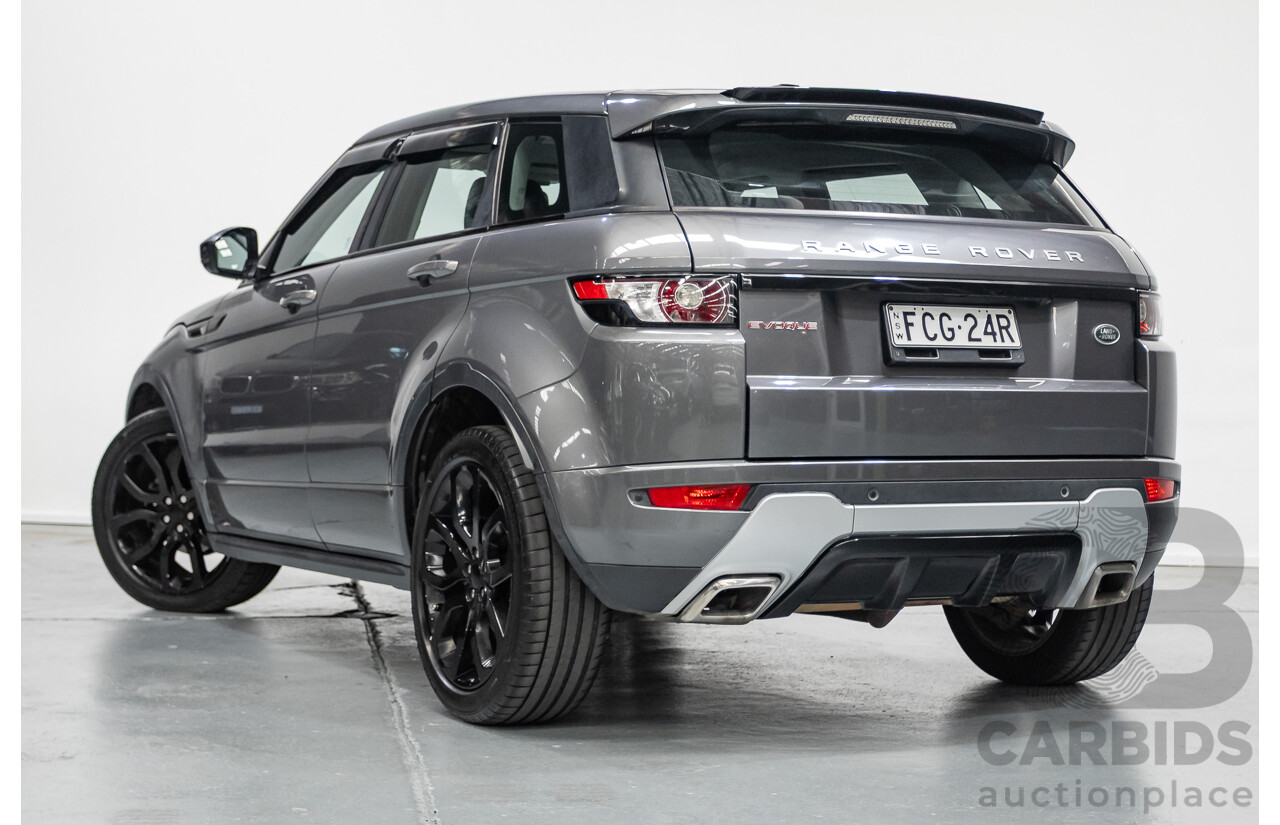 1/2015 Range Rover Evoque SD4 Dynamic LV MY15 5d Wagon Corris Grey Turbo Diesel 2.2L