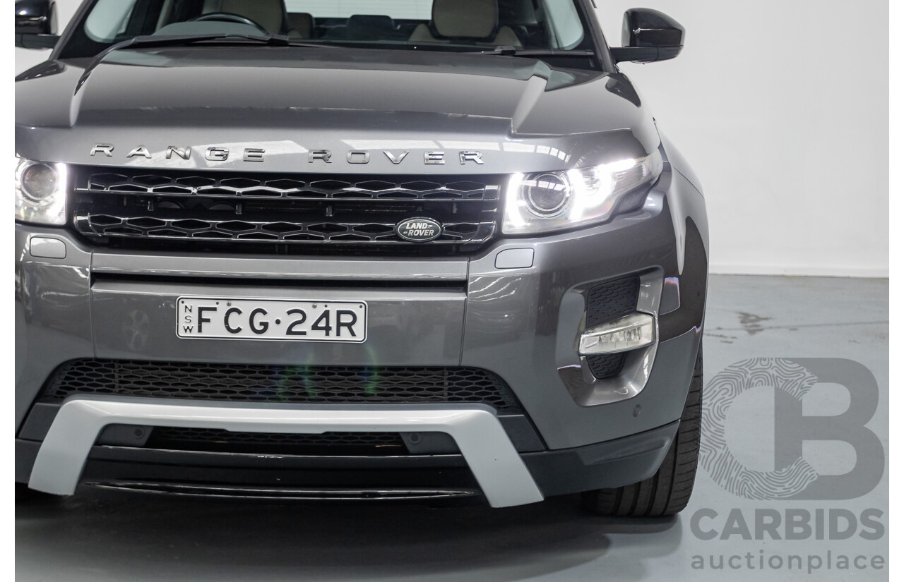 1/2015 Range Rover Evoque SD4 Dynamic LV MY15 5d Wagon Corris Grey Turbo Diesel 2.2L