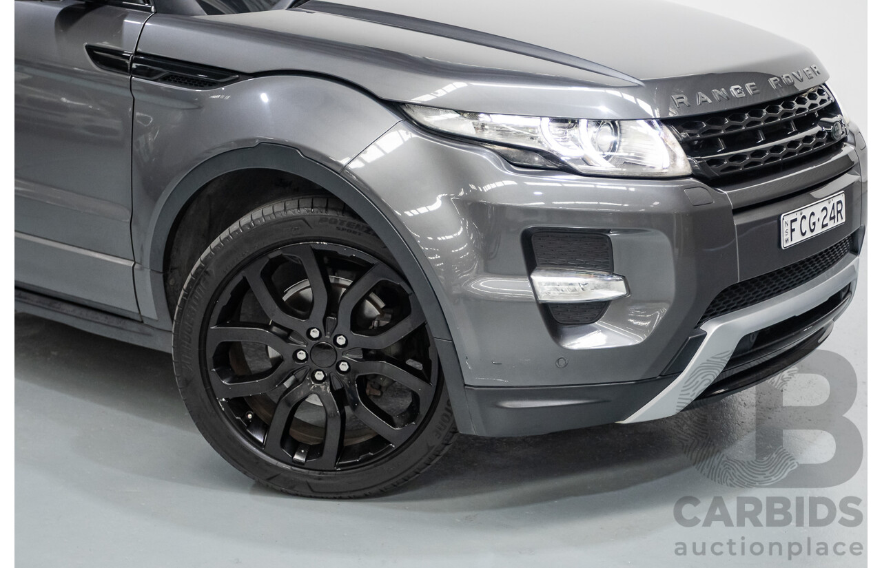 1/2015 Range Rover Evoque SD4 Dynamic LV MY15 5d Wagon Corris Grey Turbo Diesel 2.2L