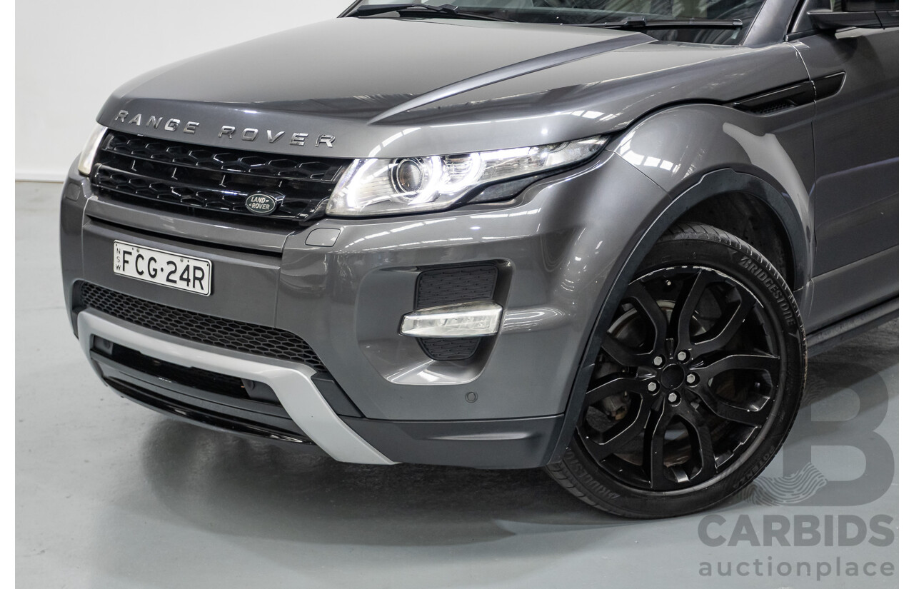 1/2015 Range Rover Evoque SD4 Dynamic LV MY15 5d Wagon Corris Grey Turbo Diesel 2.2L