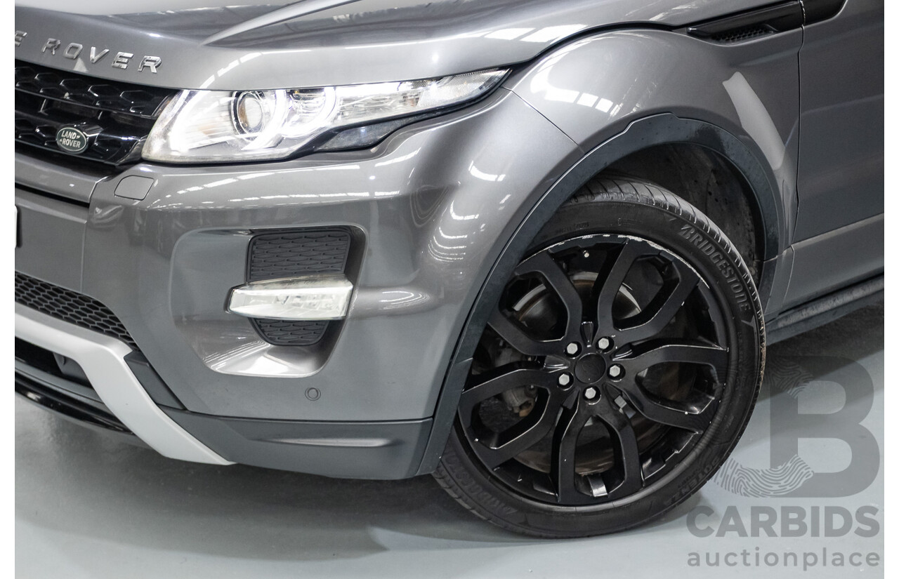 1/2015 Range Rover Evoque SD4 Dynamic LV MY15 5d Wagon Corris Grey Turbo Diesel 2.2L