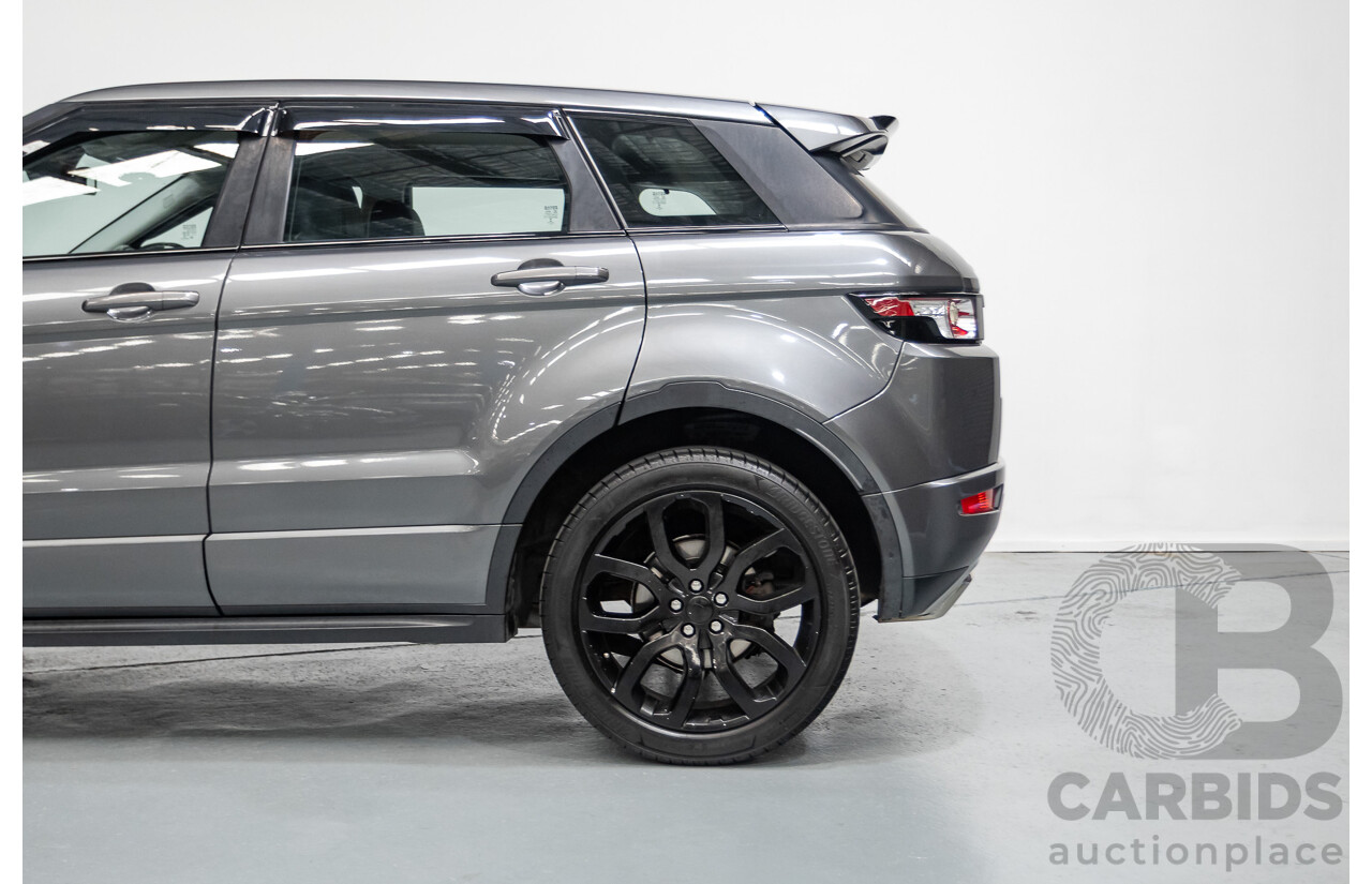 1/2015 Range Rover Evoque SD4 Dynamic LV MY15 5d Wagon Corris Grey Turbo Diesel 2.2L