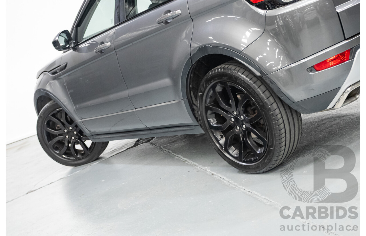 1/2015 Range Rover Evoque SD4 Dynamic LV MY15 5d Wagon Corris Grey Turbo Diesel 2.2L
