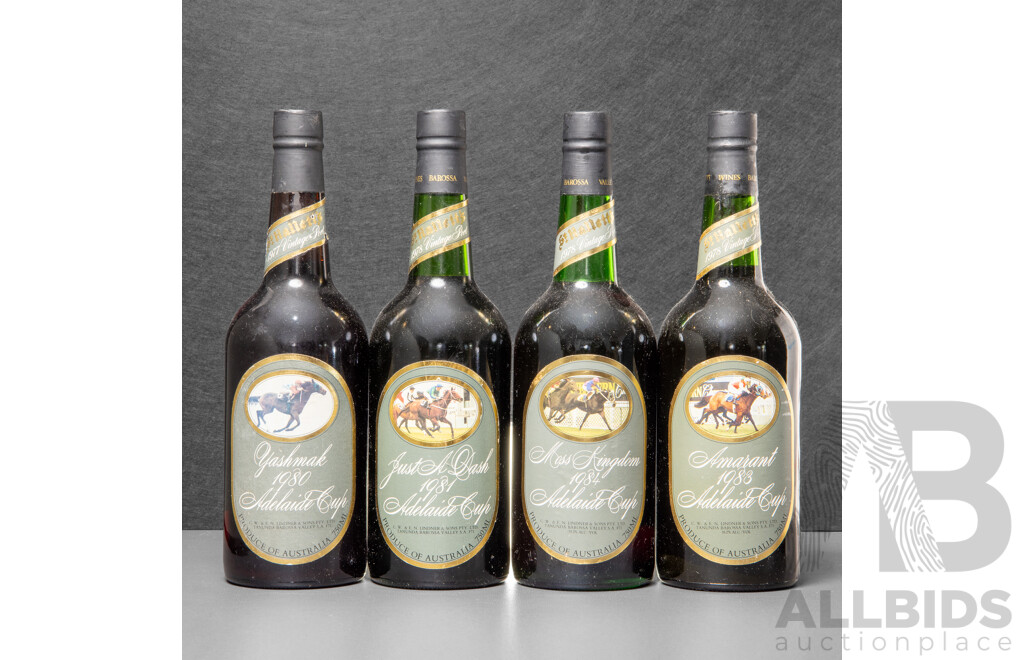 Collection of Four Various St Hallets Race Winning Ports (4)