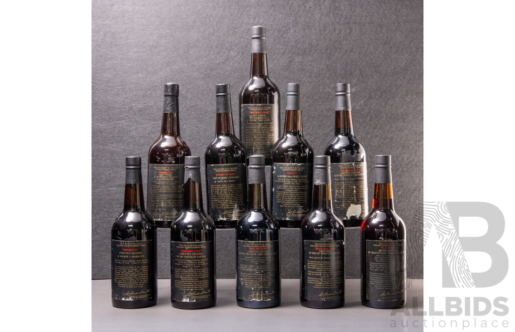 Yalumla Vintage Port Year 1976 to 1986, Missing 1983
