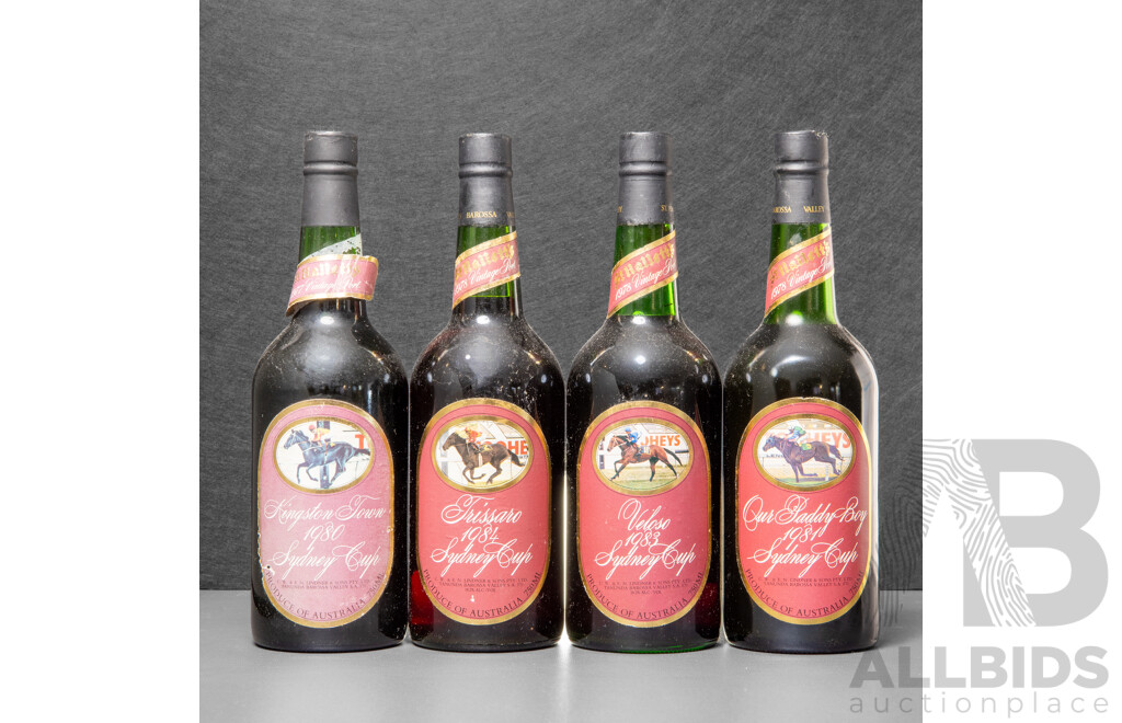Collection of Four Various St Hallets Race Winning Ports (4)