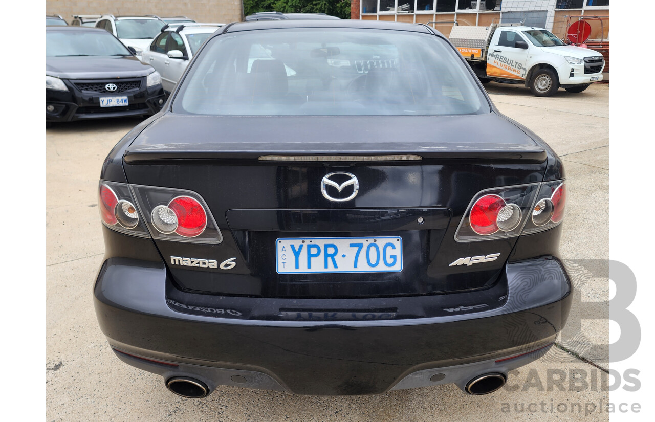 11/2007 Mazda Mazda6 MPS (leather) GG 4d Sedan Black 2.3L