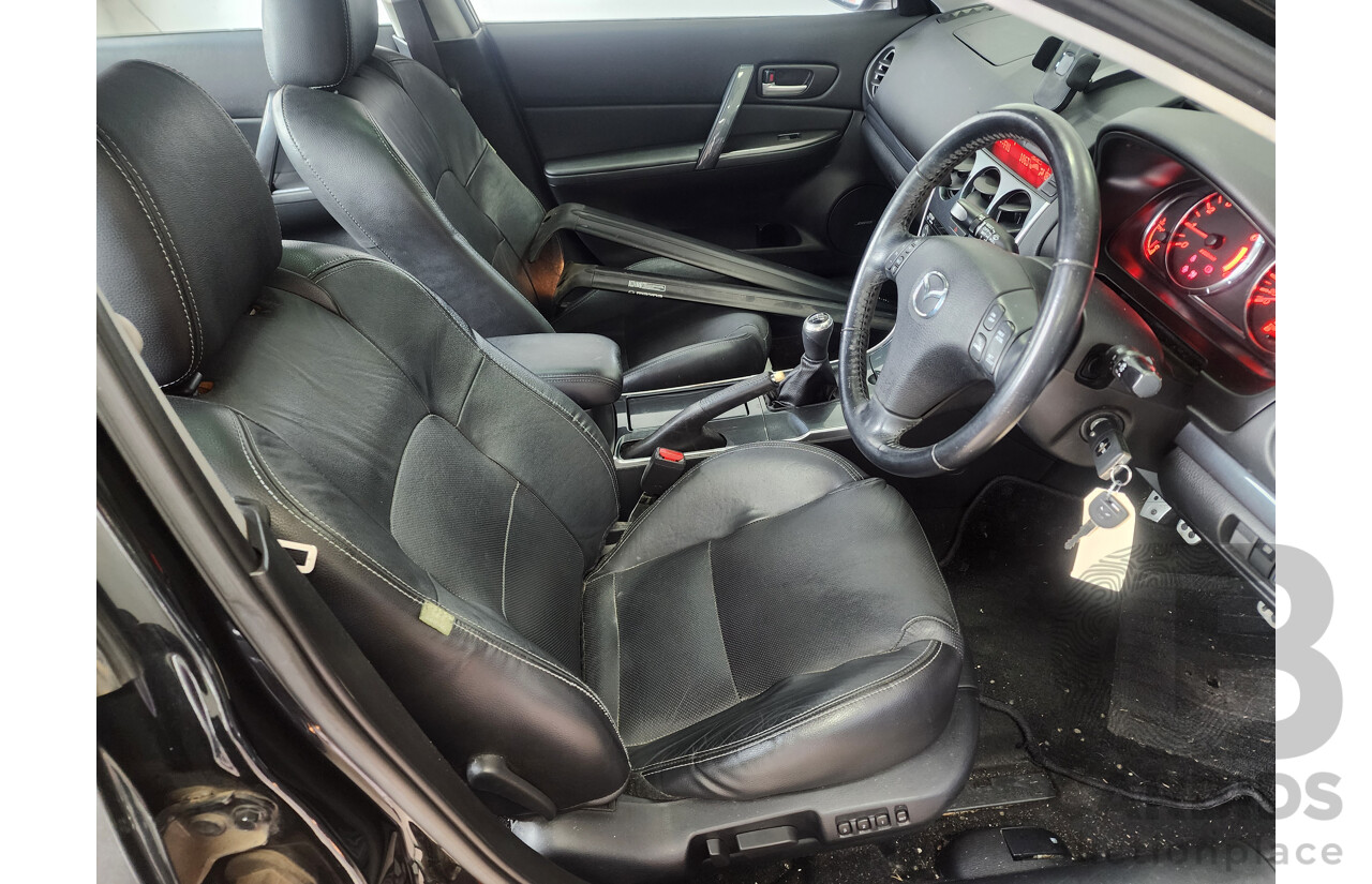 11/2007 Mazda Mazda6 MPS (leather) GG 4d Sedan Black 2.3L