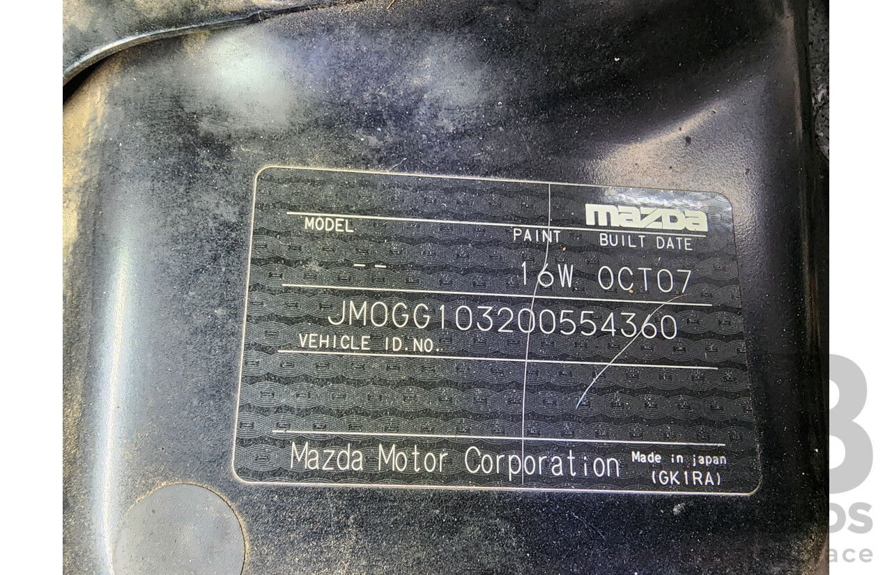 11/2007 Mazda Mazda6 MPS (leather) GG 4d Sedan Black 2.3L