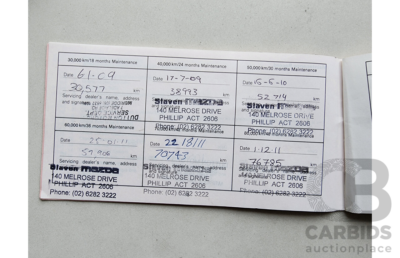 11/2007 Mazda Mazda6 MPS (leather) GG 4d Sedan Black 2.3L