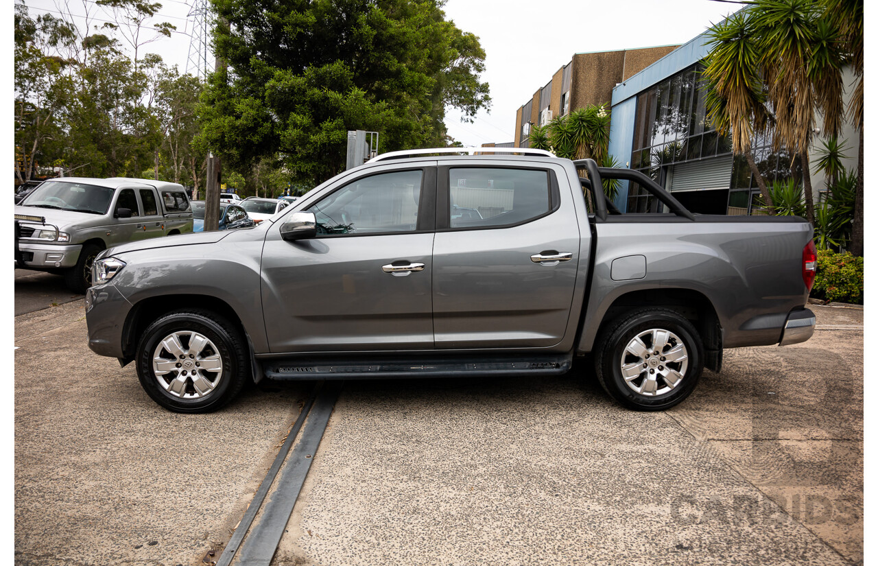 01/2021 LDV T60 Luxe (4x4) 4x4 SK8C Double Cab Utility Lava Grey Metallic Turbo Diesel 2.8L