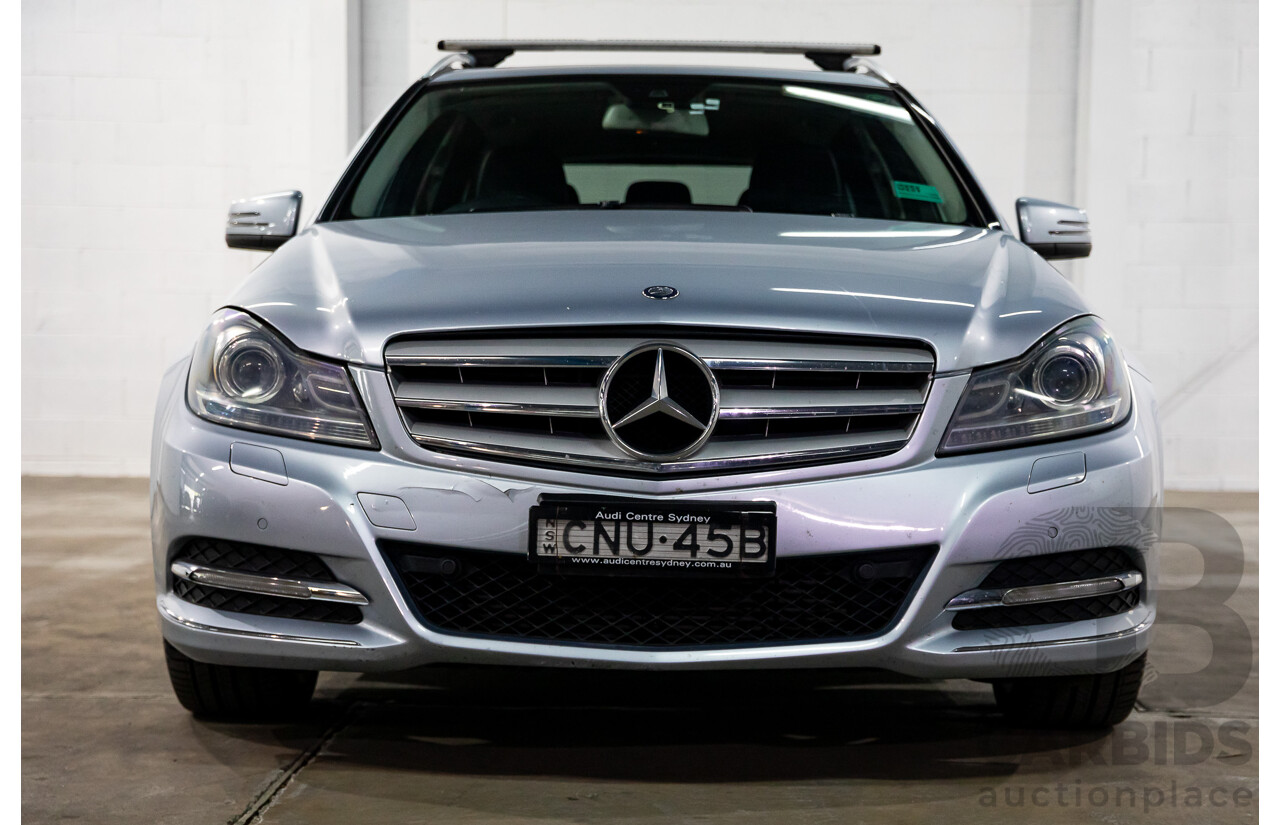 9/2012 Mercedes-Benz C250 CDI Avantgarde BE W204 MY12 4d Wagon Diamond Silver Metallic Turbo Diesel 2.1L