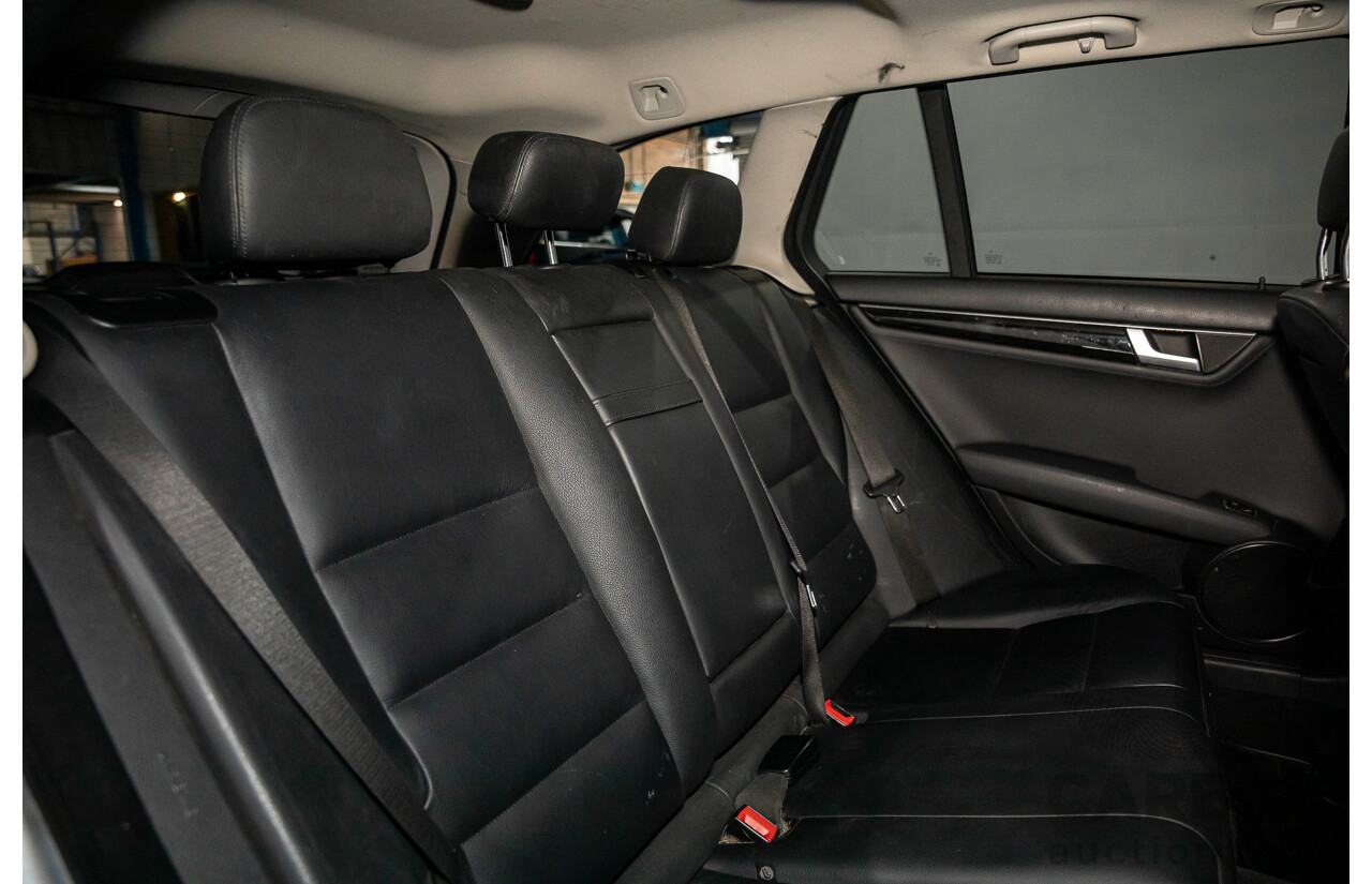 9/2012 Mercedes-Benz C250 CDI Avantgarde BE W204 MY12 4d Wagon Diamond Silver Metallic Turbo Diesel 2.1L