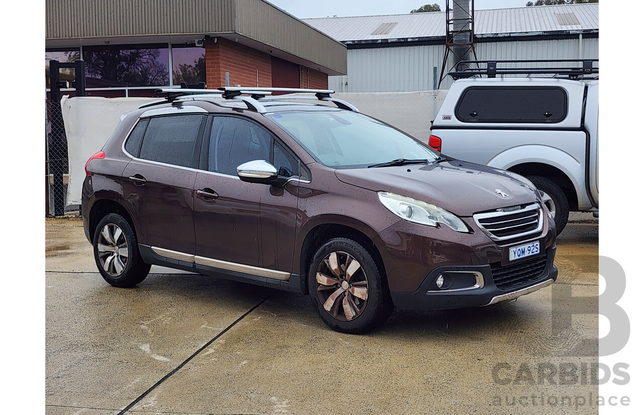1/2015 Peugeot 2008 Allure 4d Wagon Brown 1.6L