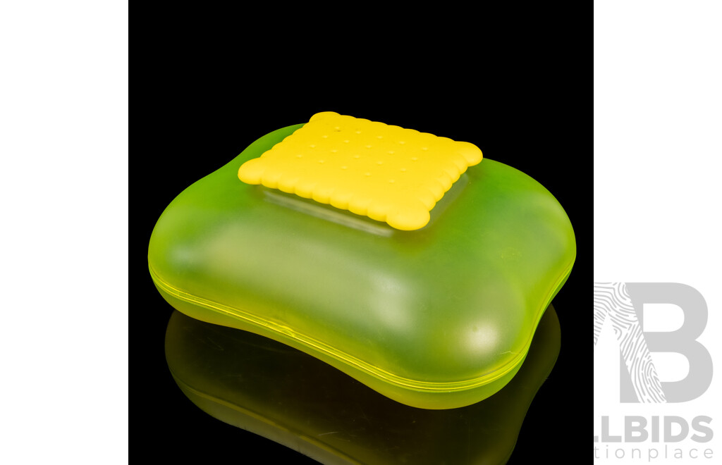 Alessi Lime Green Biscuit Container