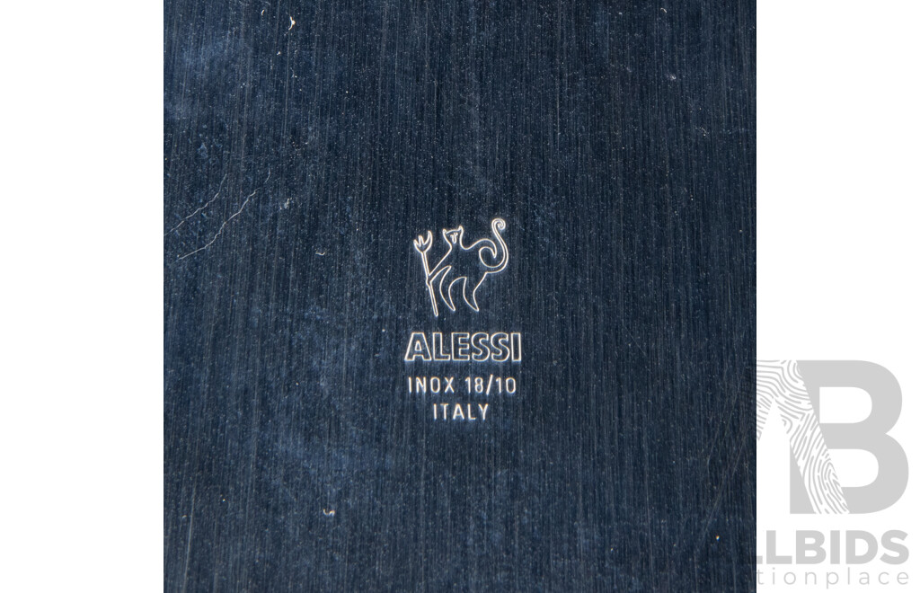 Alessi Stainless Steel Centre Piece with Pierced Rim