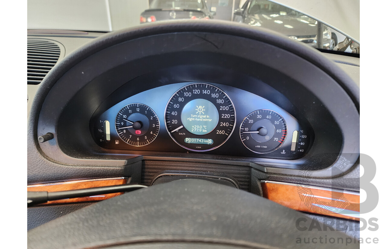 6/2004 Mercedes-Benz E240 Elegance 211 4d Sedan Silver 2.6L