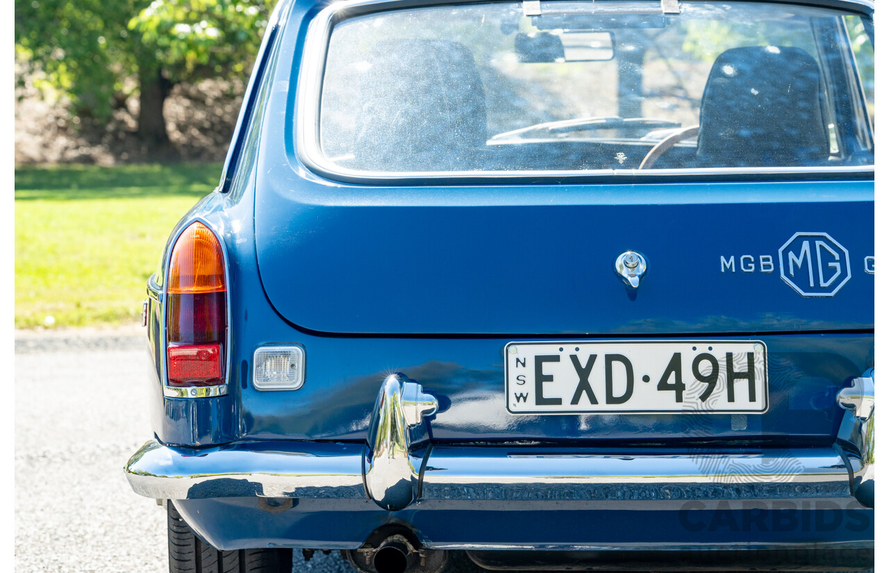 1/1968 M.G. MGB GT 2d Coupe Mineral Blue 1.8L