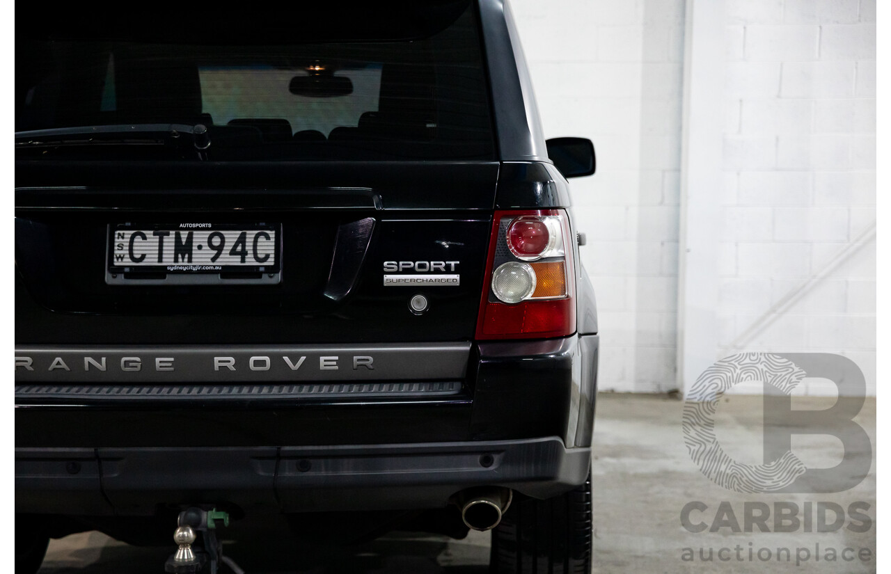 1/2005 Land Rover Range Rover Sport 4.2 S/C 4d Wagon Java Black Metallic Supercharged V8 4.2L - Personal Import 8/12